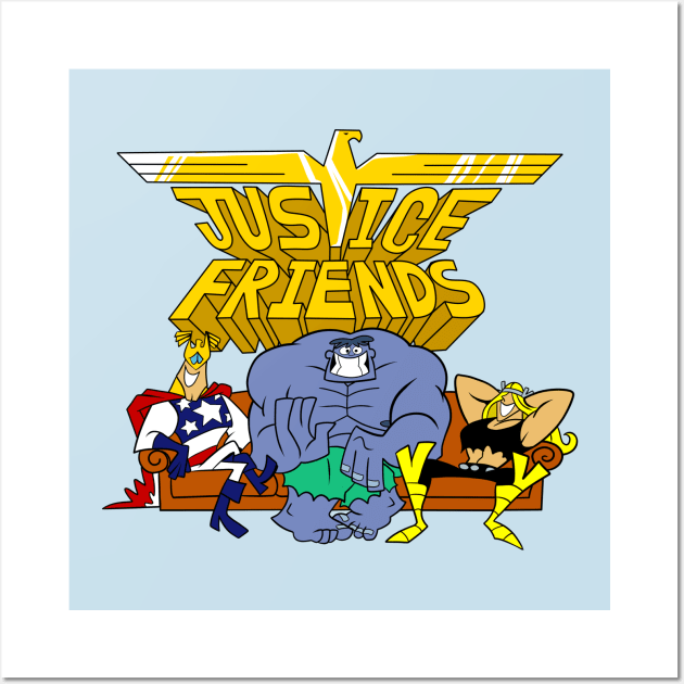 Justice Friends Wall Art by OniSide
